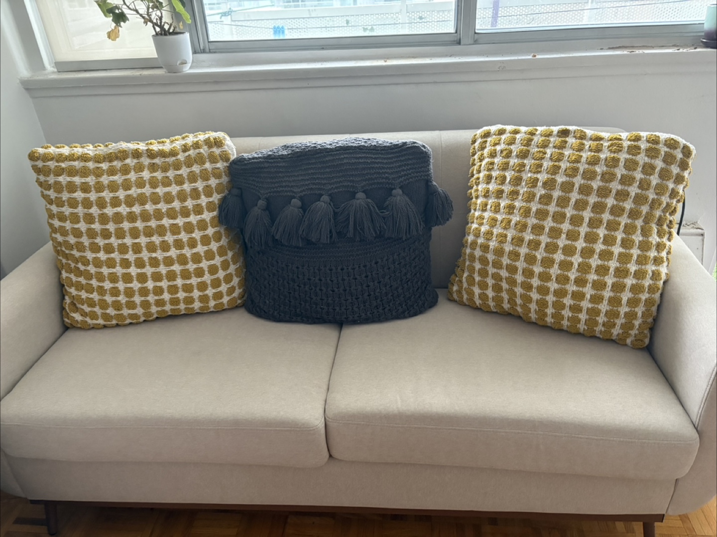 Free Three Decorative Throw Pillows
