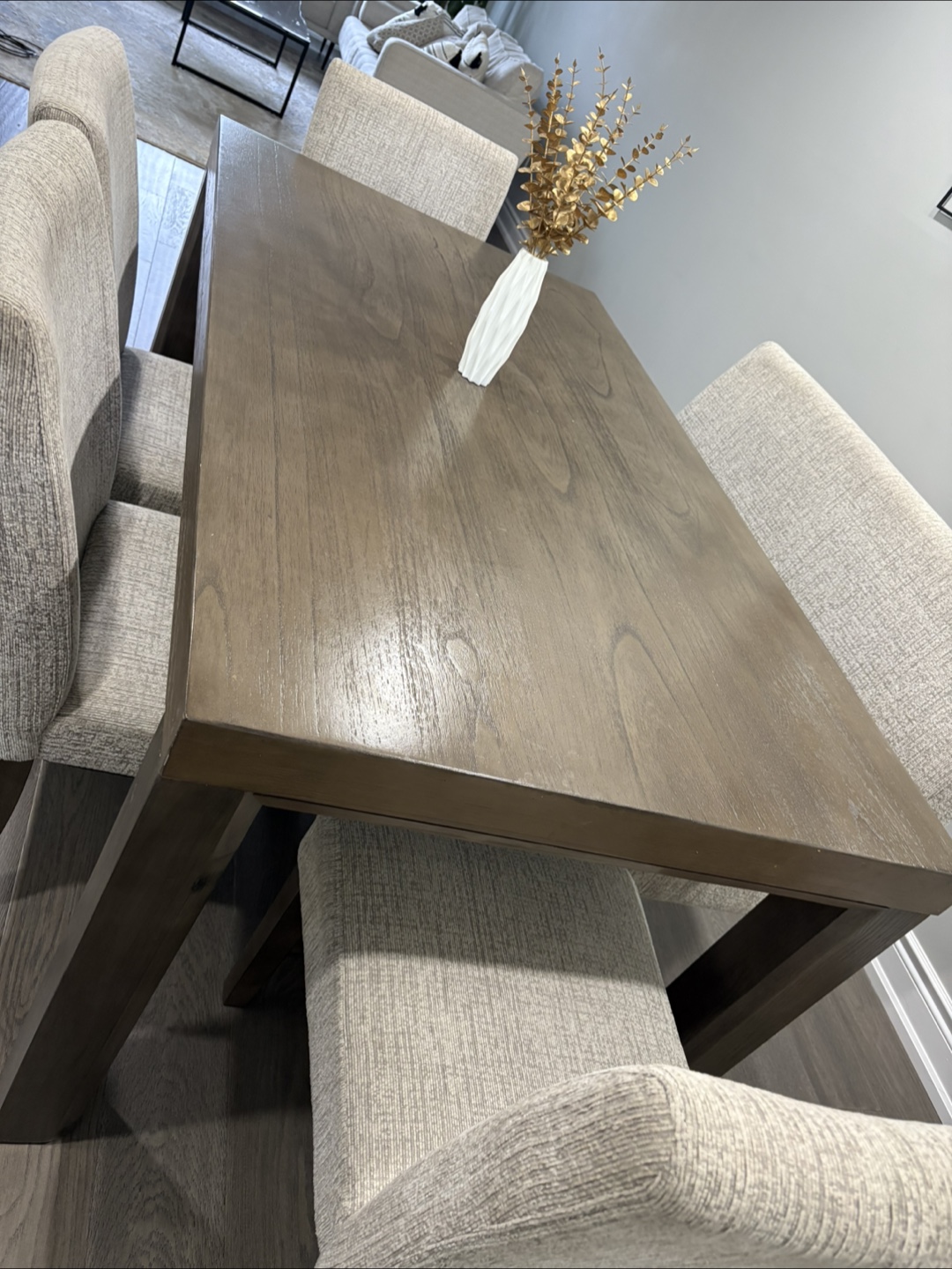 6-Piece Dining Set with Bench - photo 2