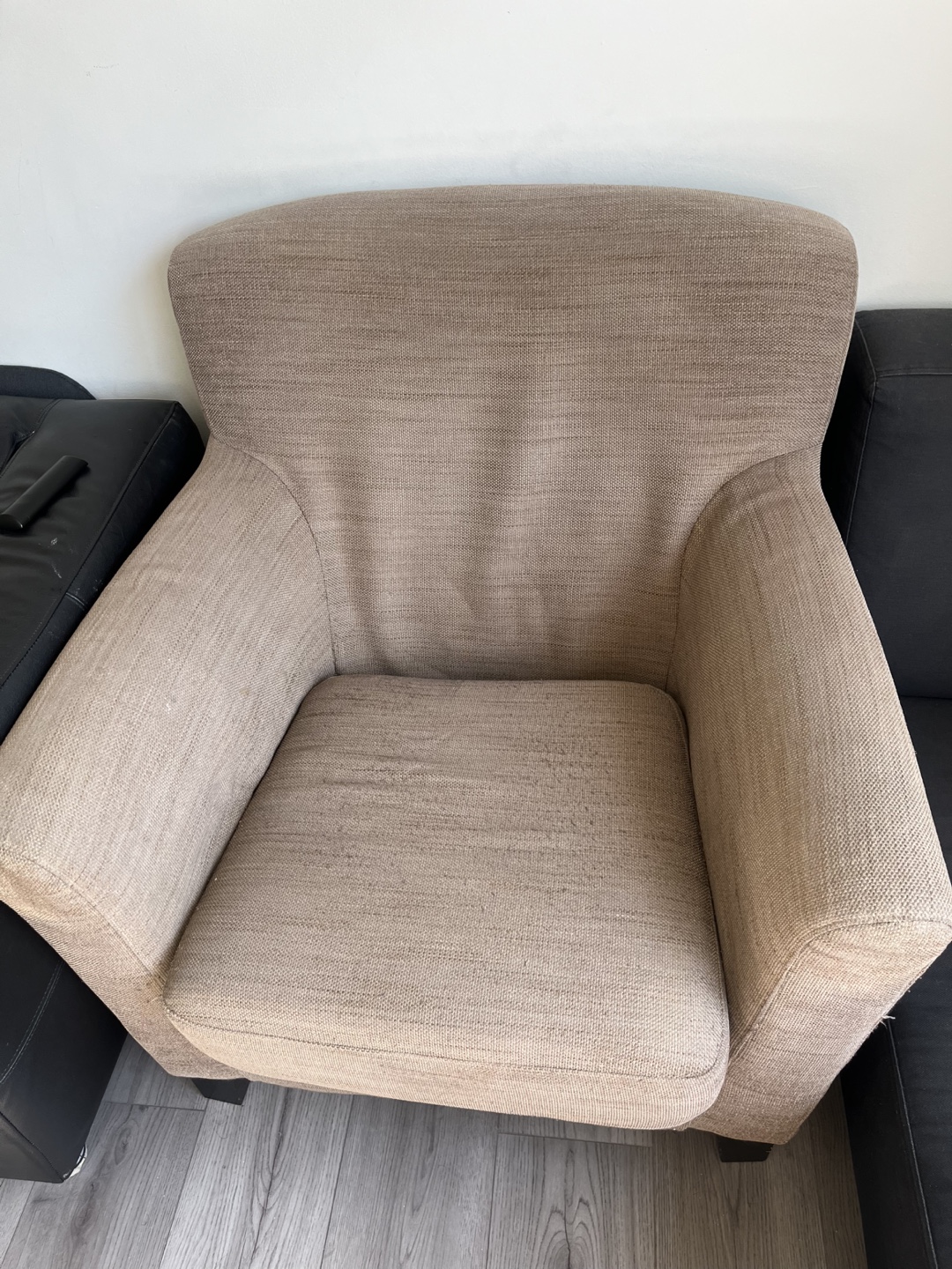 Armchair - Beige Fabric