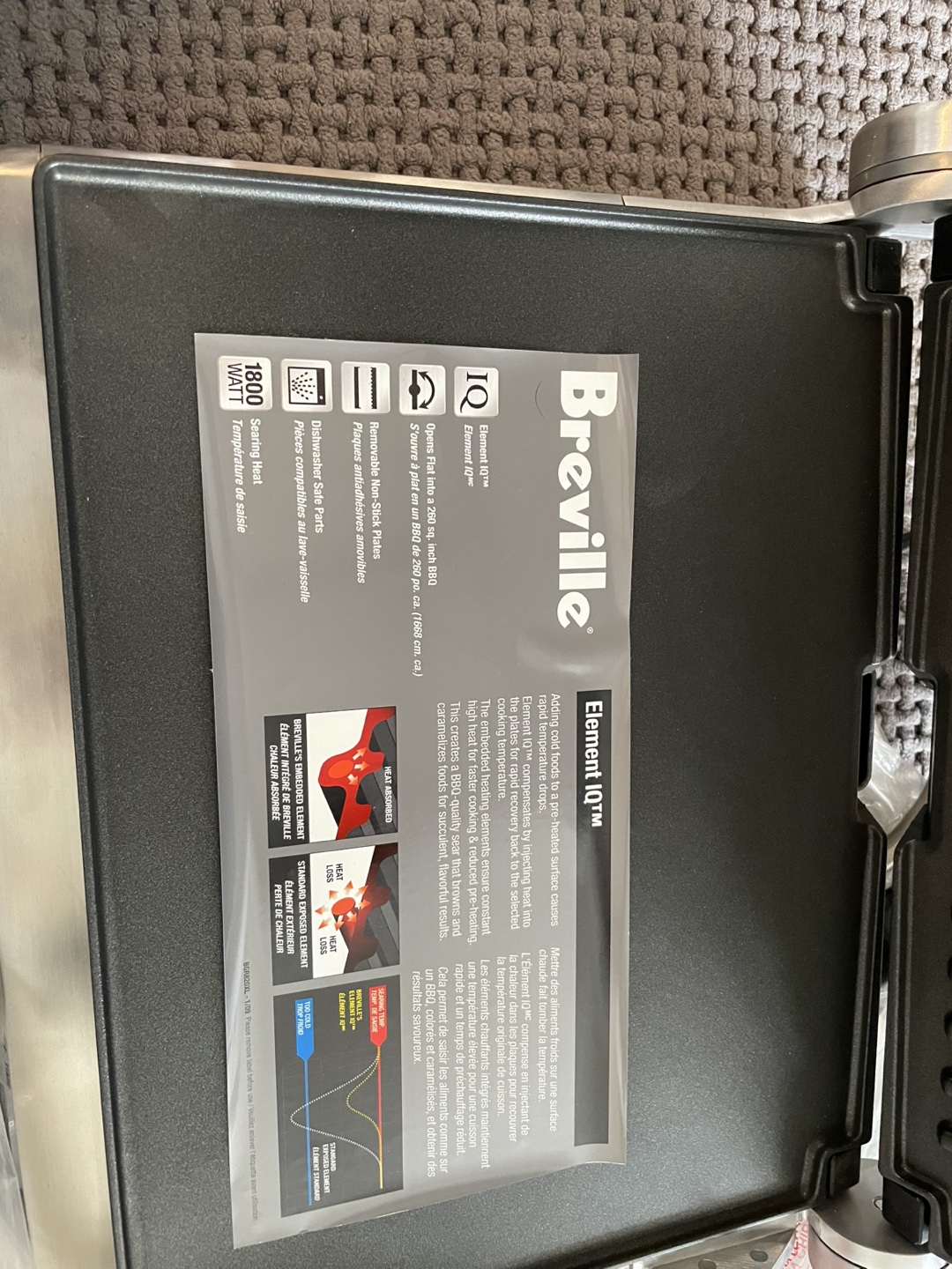 Breville Element™ IQ Contact Grill - photo 4