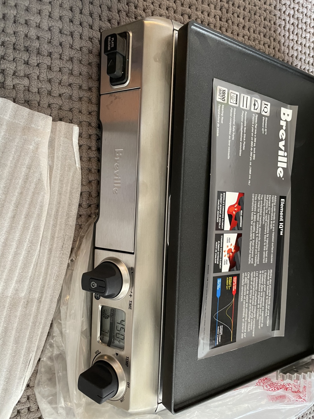 Breville Element™ IQ Contact Grill - photo 2