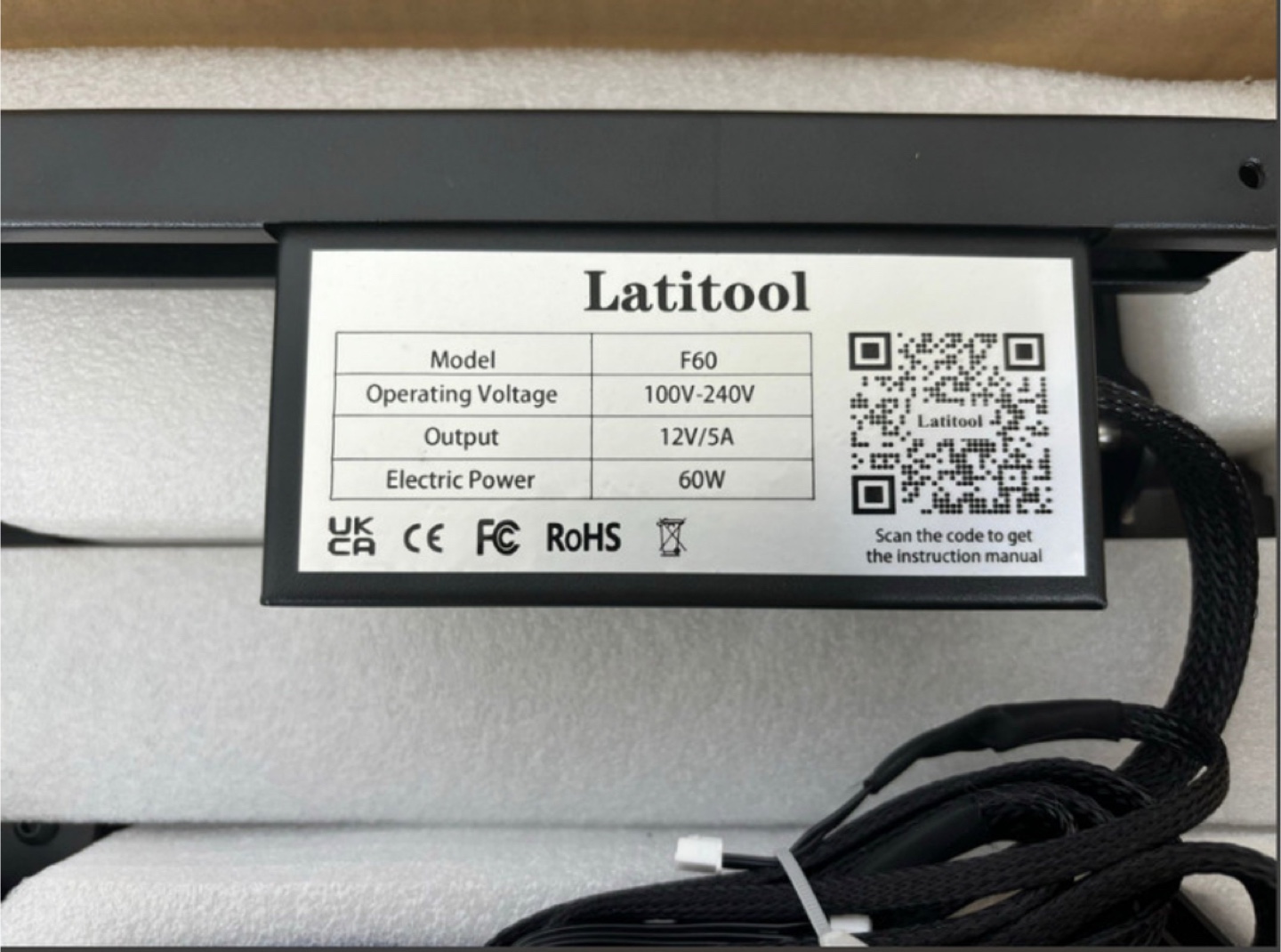(New Open Box) Latitool F60 Laser Engraving Machine, 60 W DIY - photo 5