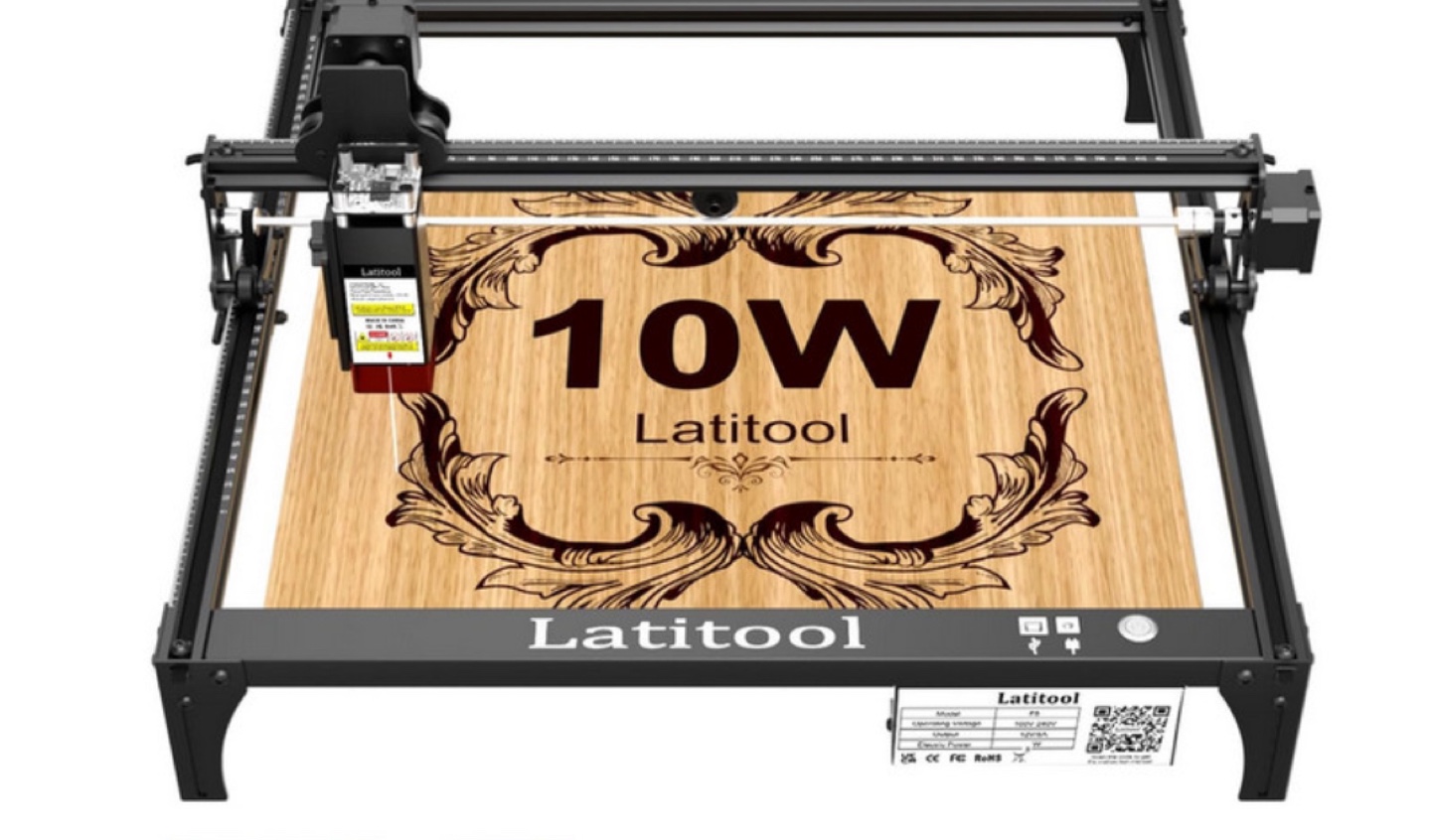 (New Open Box) Latitool F60 Laser Engraving Machine, 60 W DIY