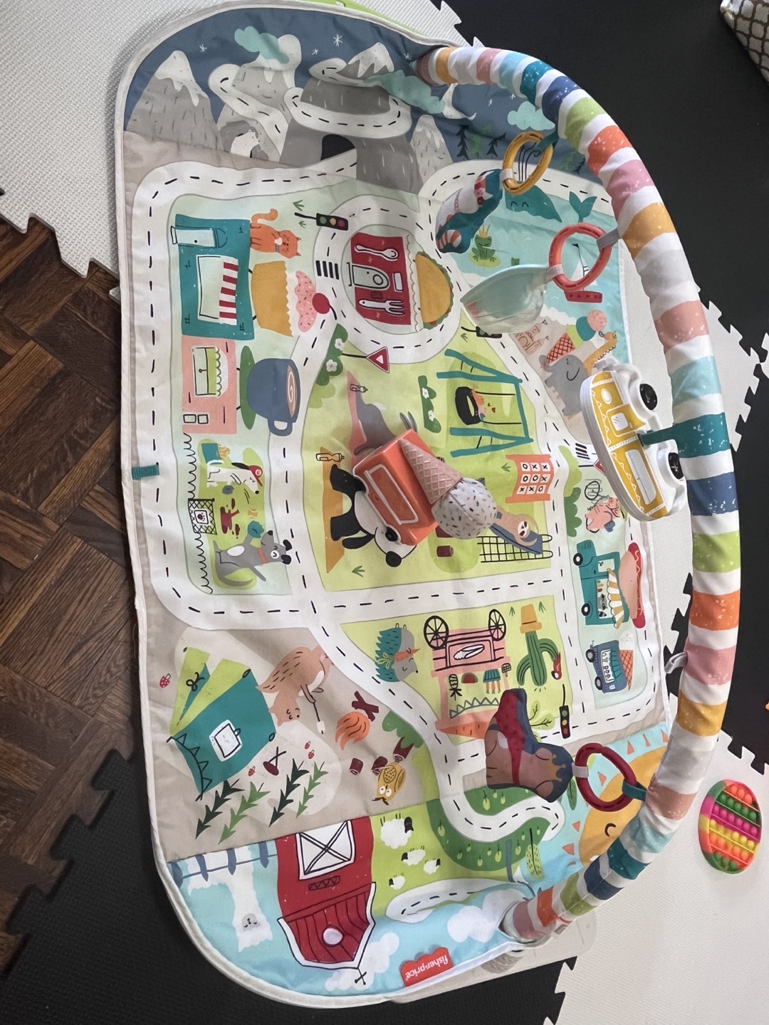 Fisher-Price Activity City Gym Jumbo Play Mat - photo 2
