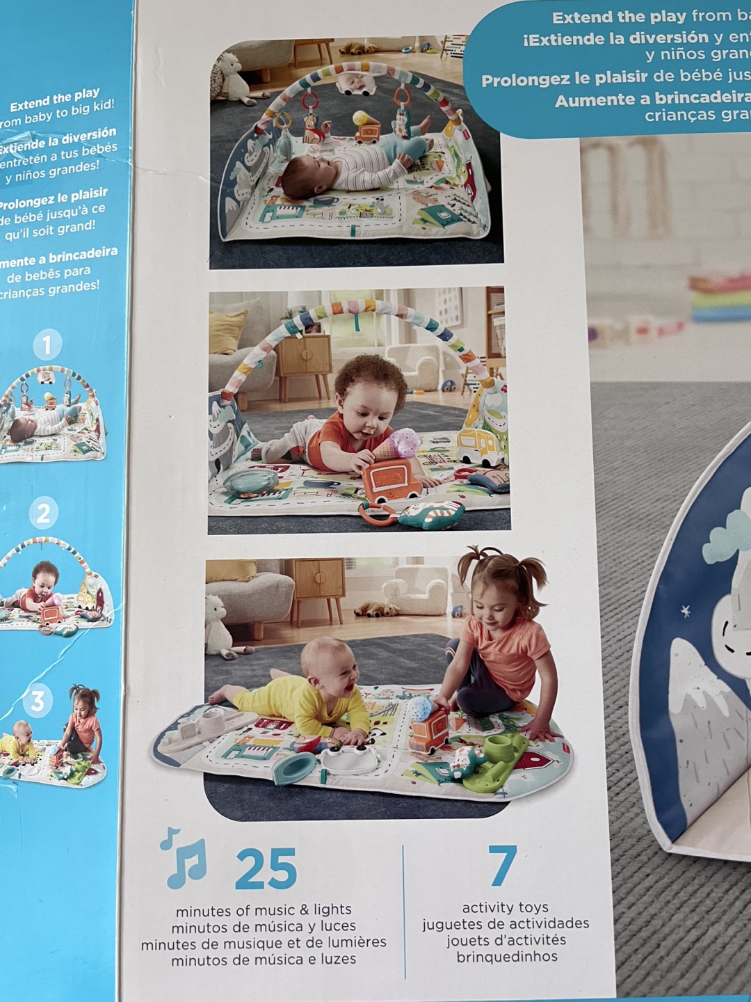 Fisher-Price Activity City Gym Jumbo Play Mat - photo 3