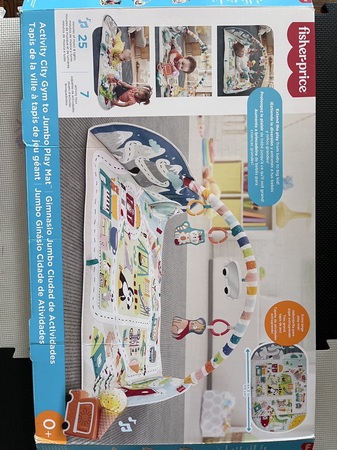 Fisher-Price Activity City Gym Jumbo Play Mat - photo 4