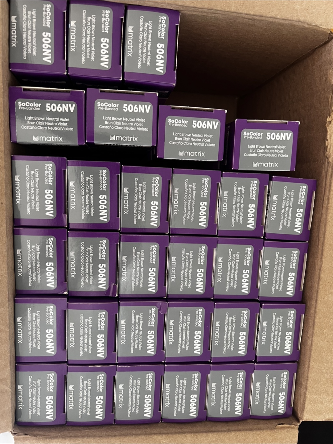 Bulk Matrix SoColor Pre-Bonded Permanent Hair Colour 506NV - photo 3