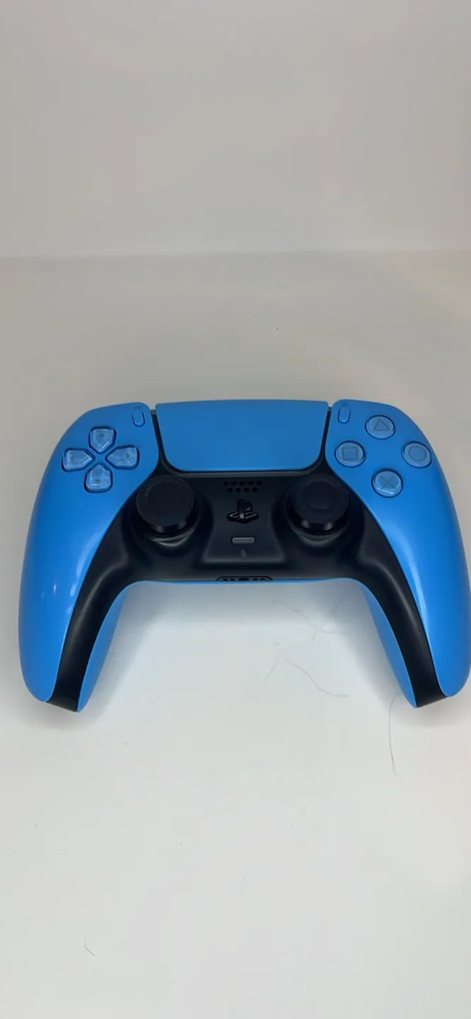 Starlight Blue PS5 Controller Tested and Working No Stick Drift thumbnail