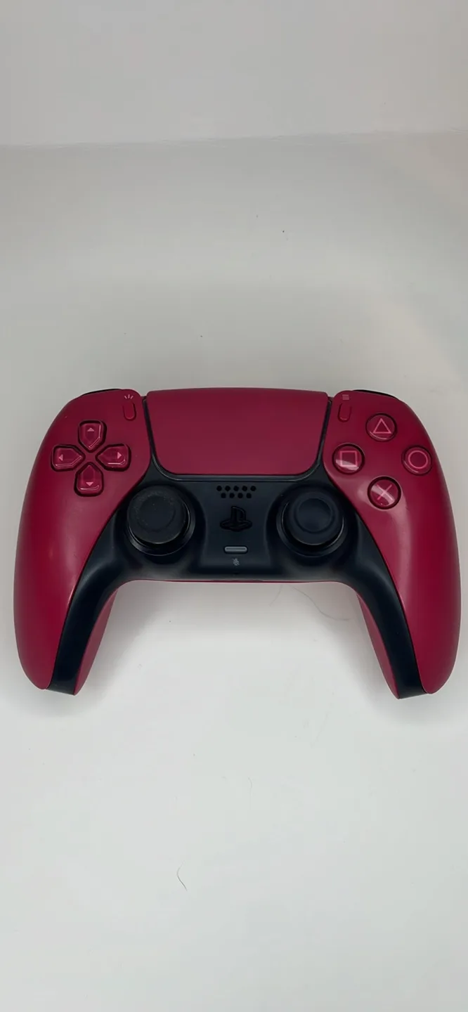 Crimson Red PS5 Controller Tested and Working No Stick Drift thumbnail