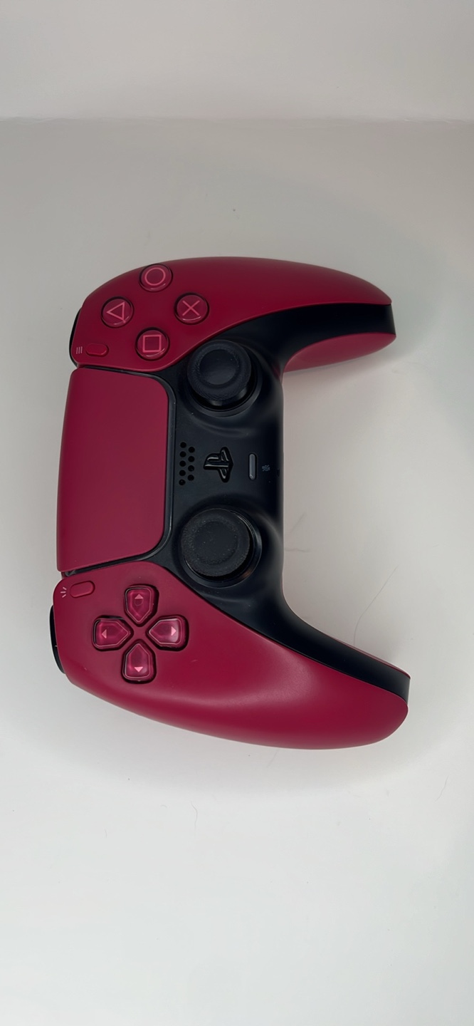 Crimson Red PS5 Controller Tested and Working No Stick Drift - photo 5