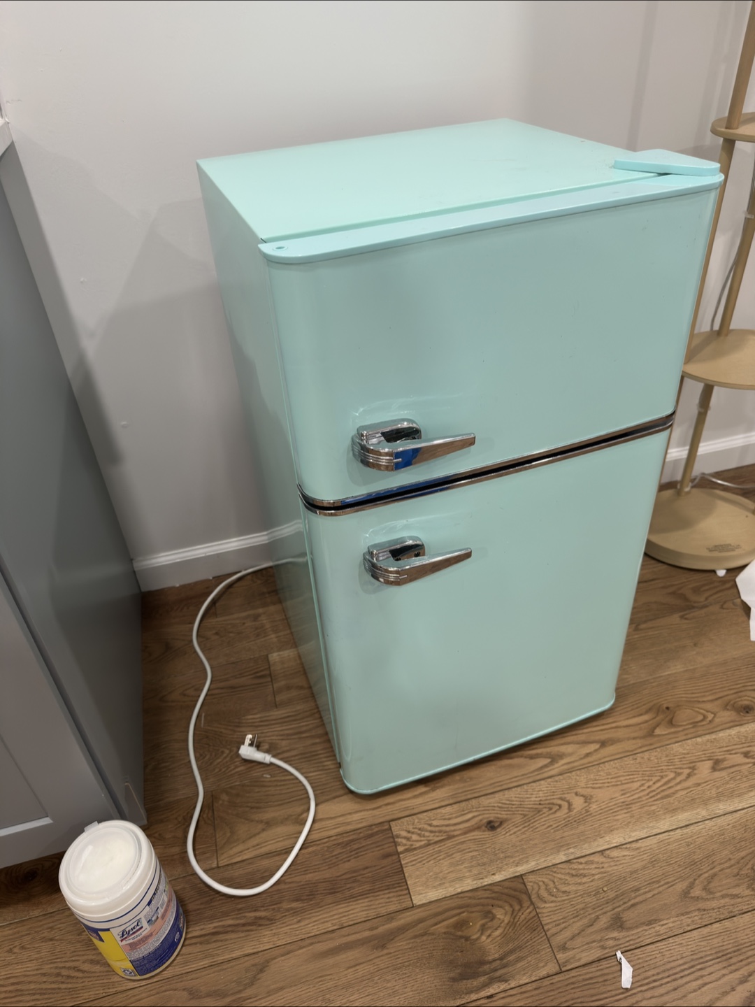 Mini Fridge - Retro Style - Light blue - photo 2
