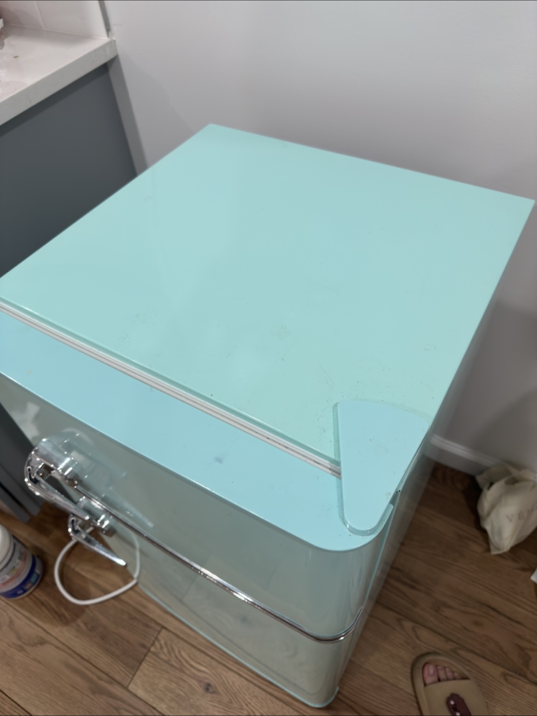 Mini Fridge - Retro Style - Light blue - photo 3