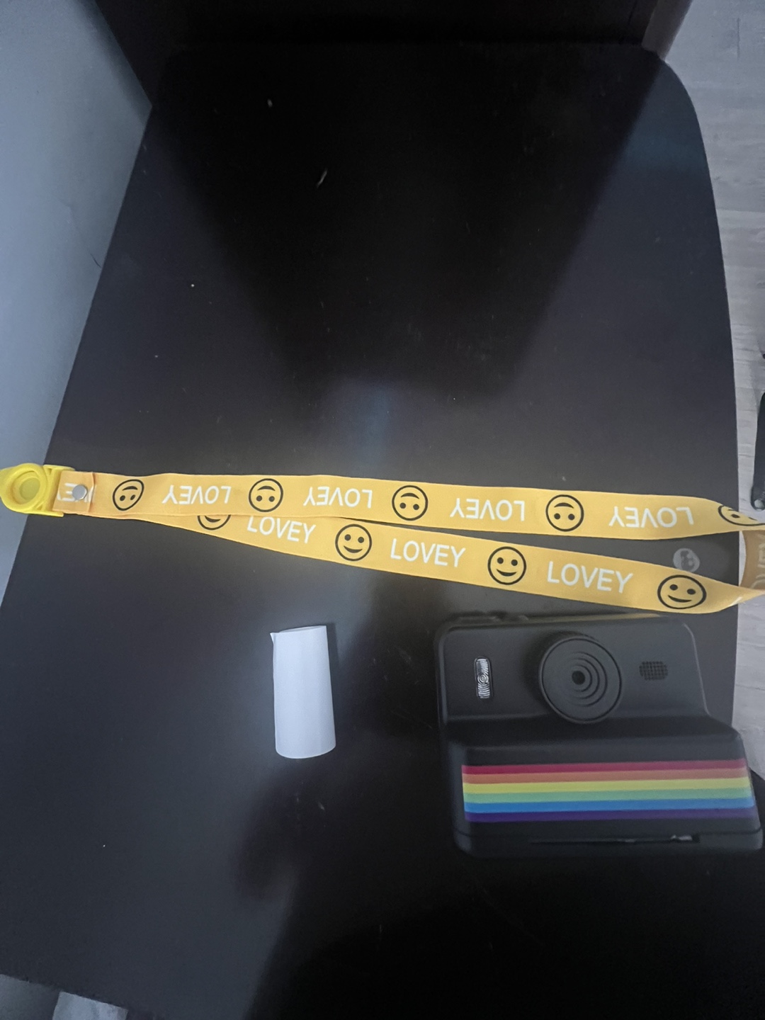 Instax Mini Camera with Rainbow Case & Lanyard - photo 3