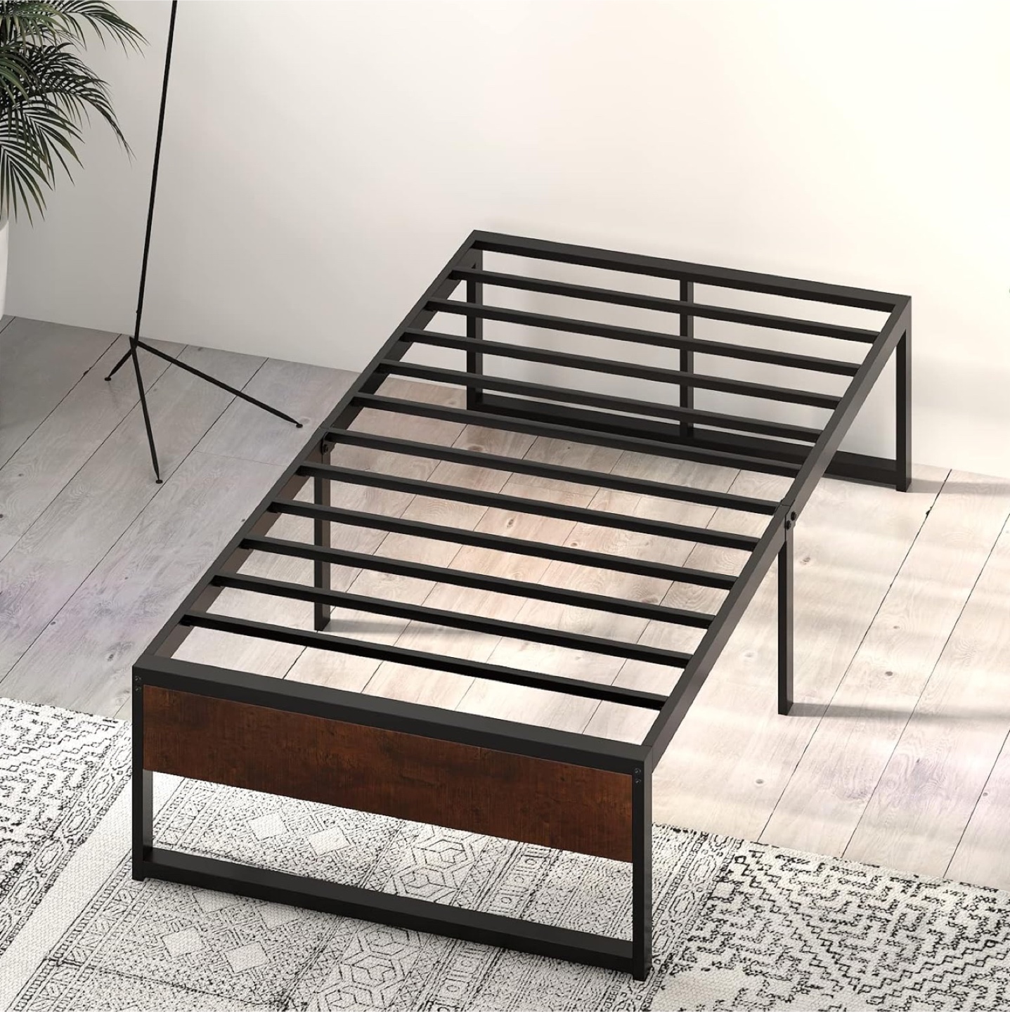 Twin Bed Frame with Mattress - photo 5
