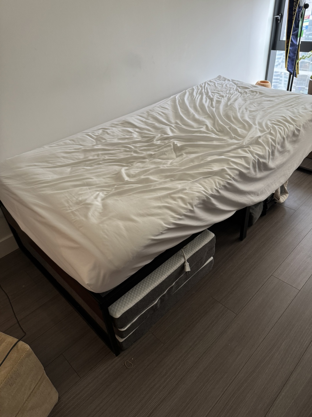 Twin Bed Frame with Mattress