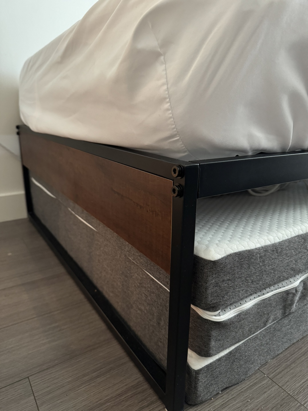 Twin Bed Frame with Mattress - photo 3
