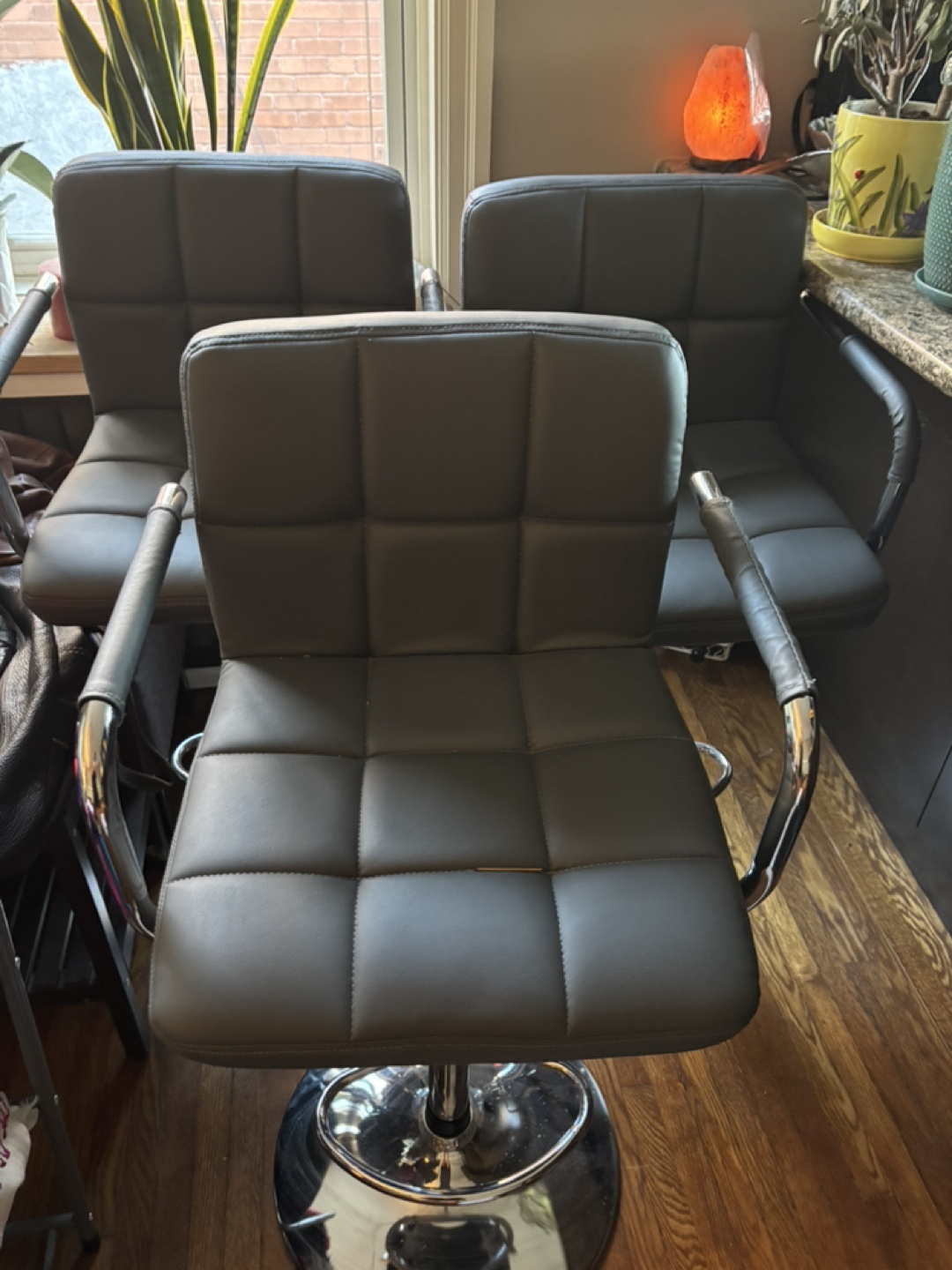 Three Leons Kane Bar Height Stools - Black