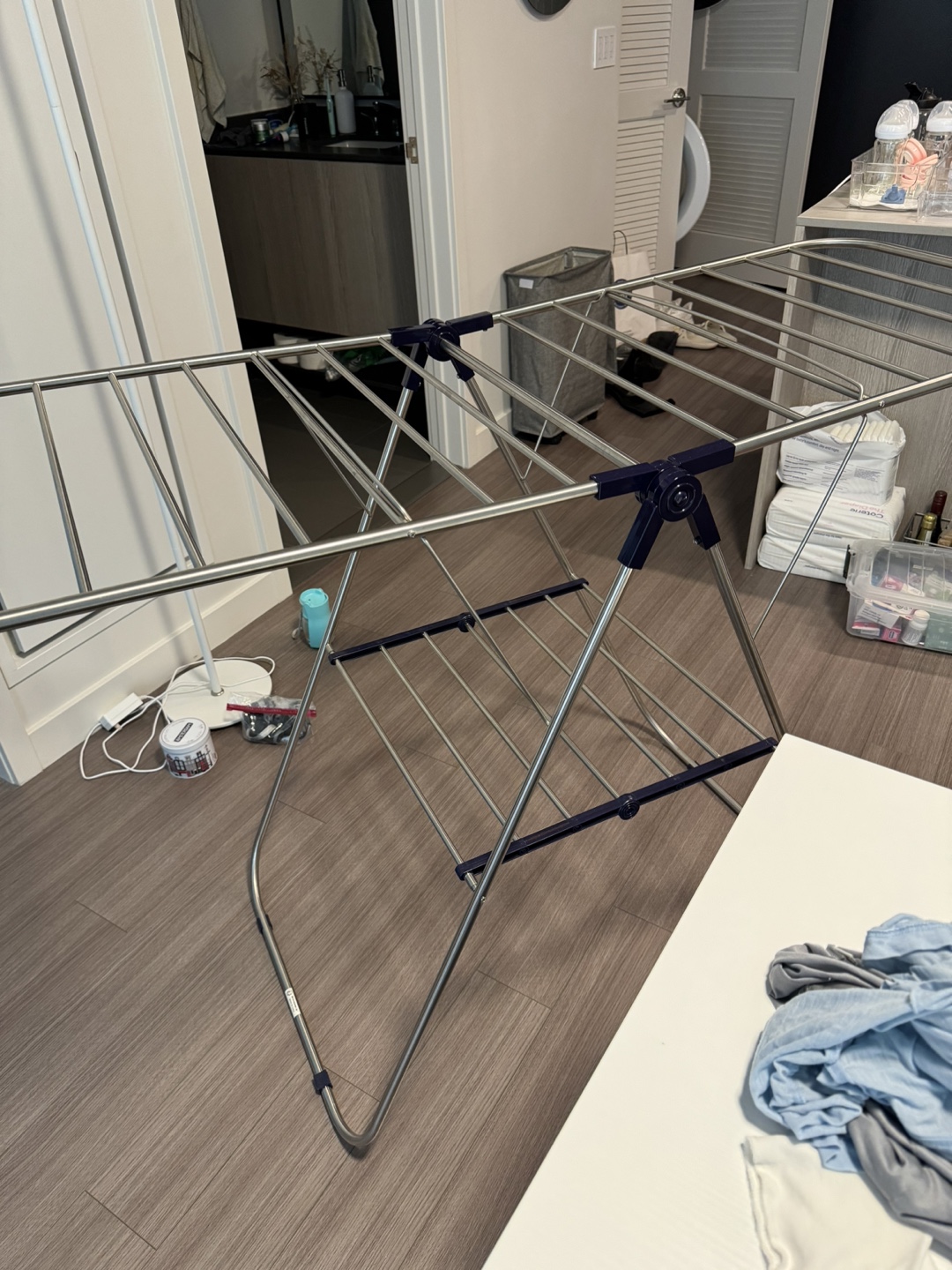 Foldable Clothes Drying Rack