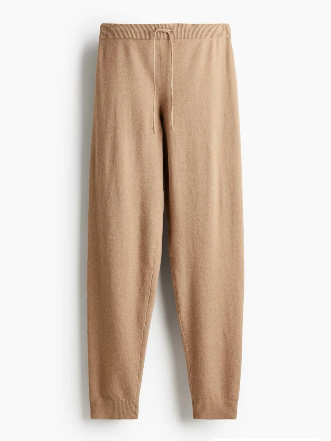 H&N Fine-Knit Joggers - Tan thumbnail