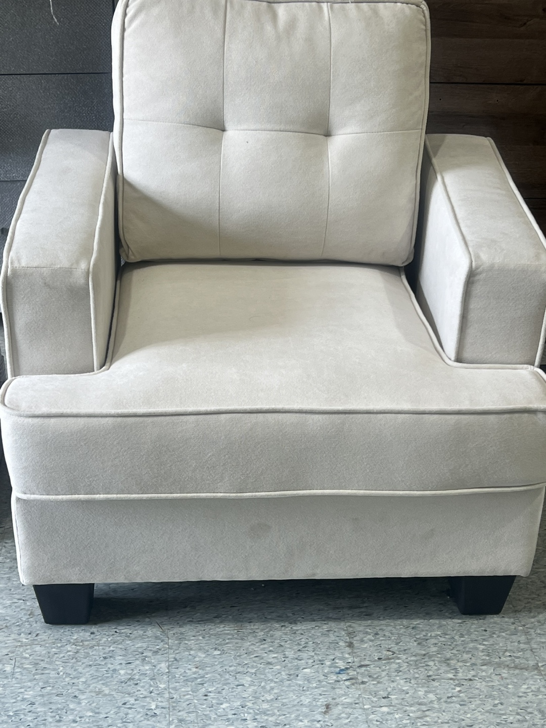 Cream-coloured Armchair