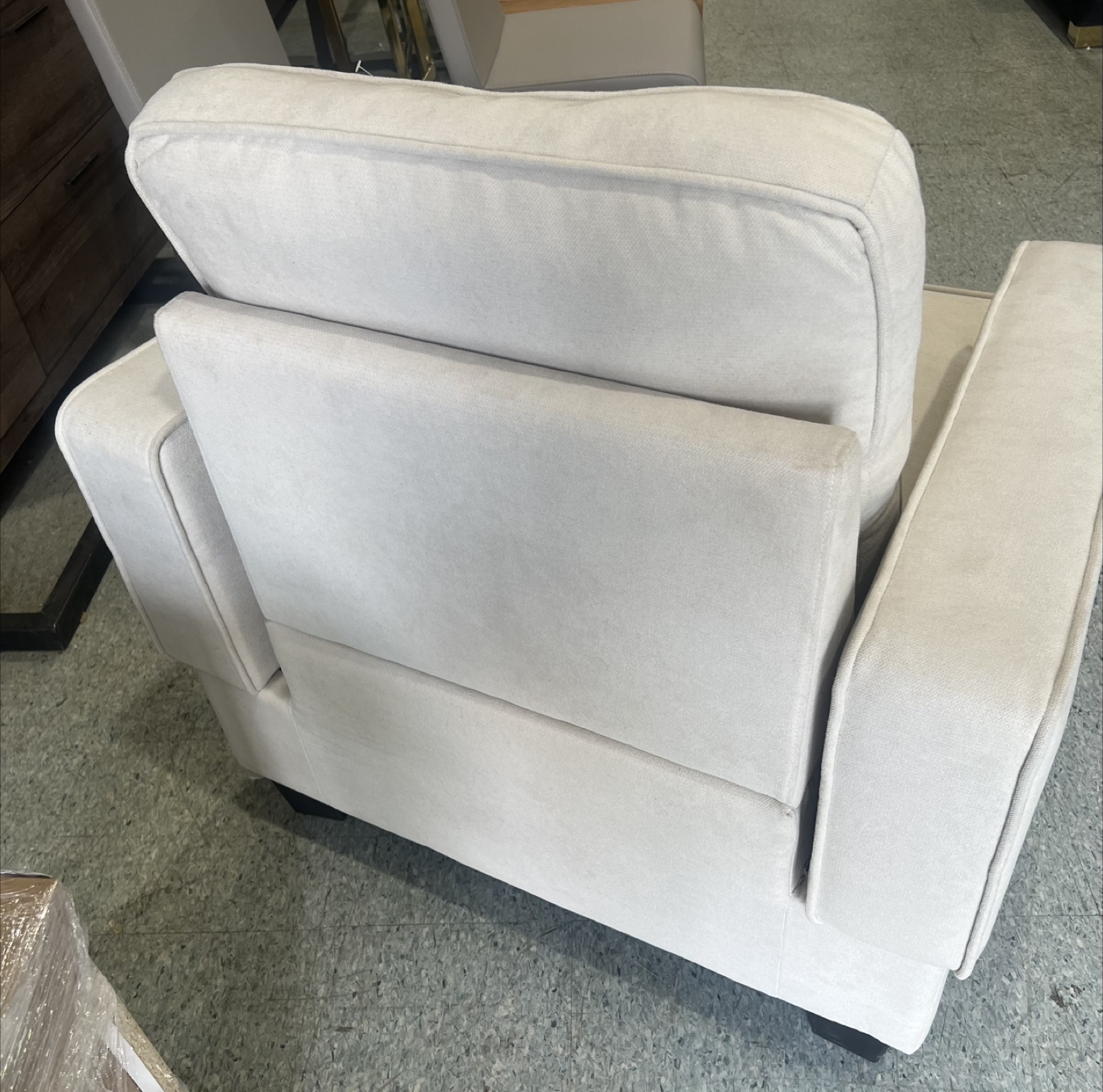 Cream-coloured Armchair - photo 3