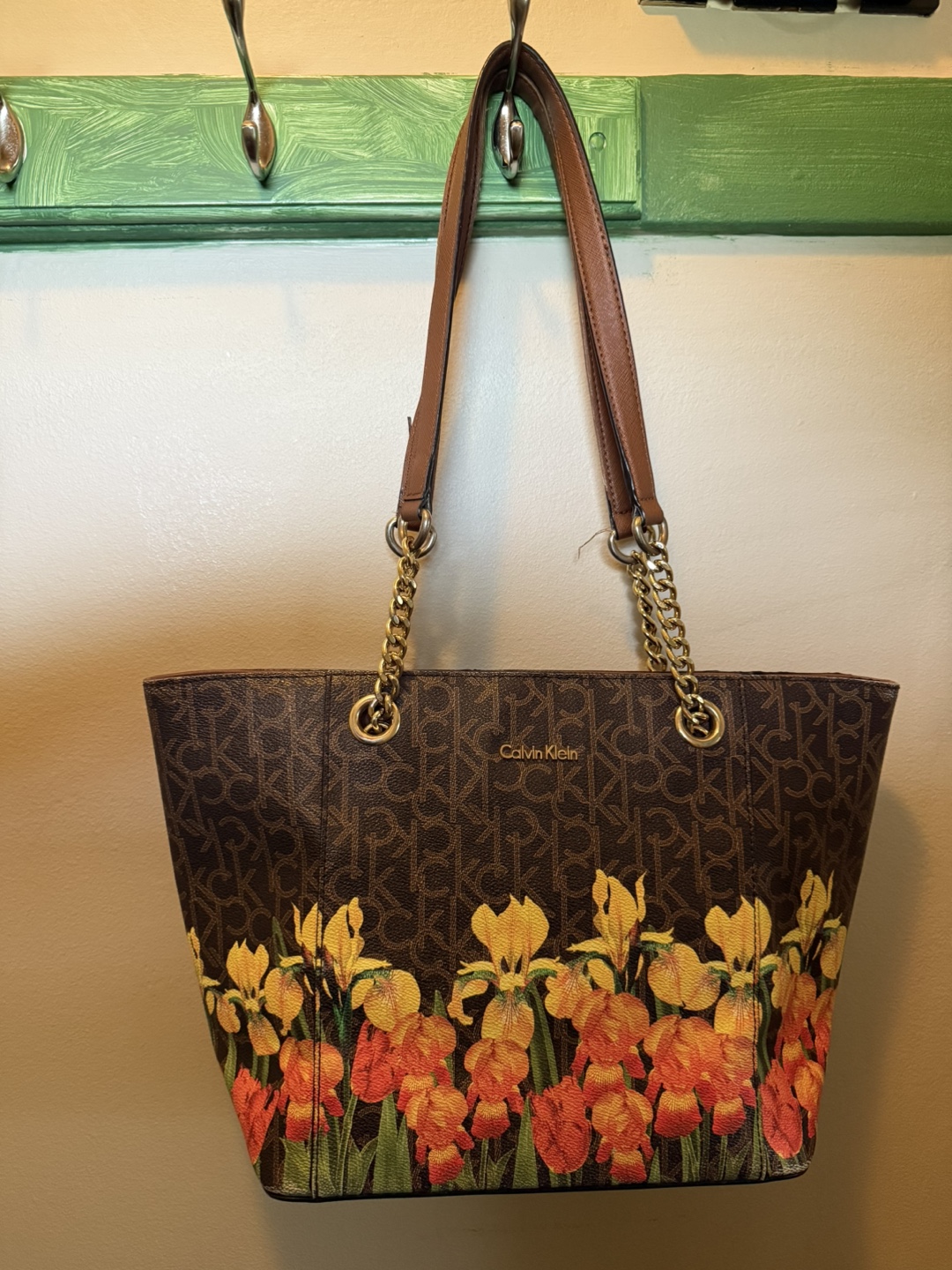 Calvin Klein Floral Tote Bag