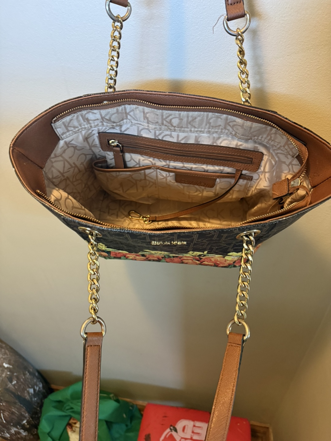 Calvin Klein Floral Tote Bag - photo 4