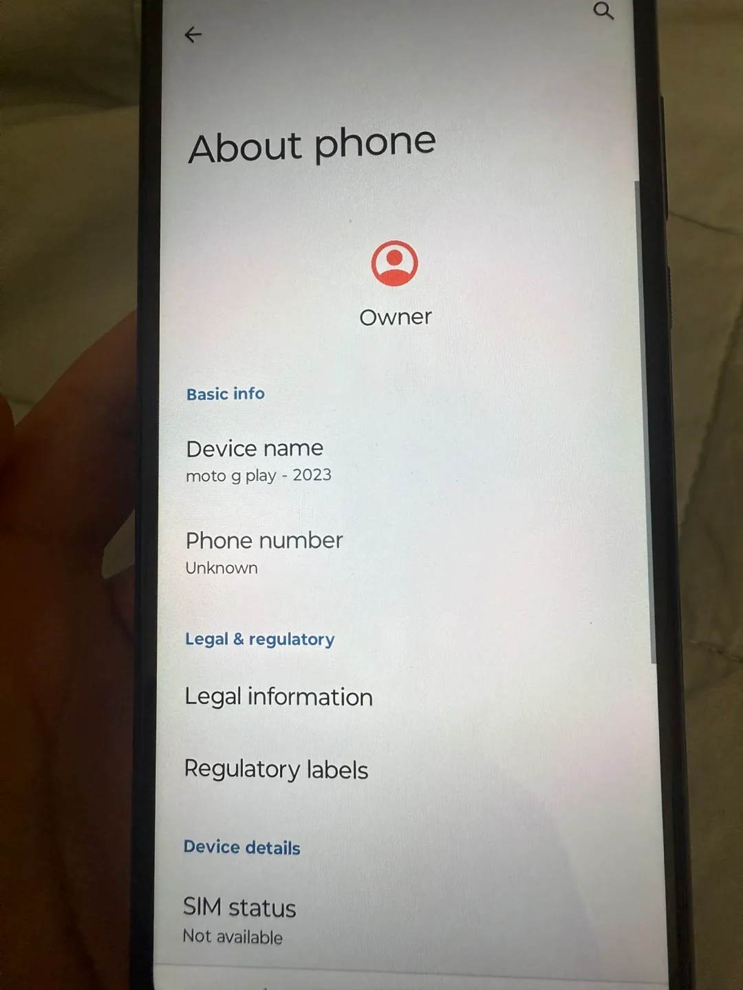 Motorola Moto g play - 2023 Android image indicator(4)
