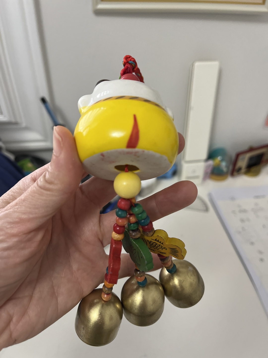 95% new🌈Maneki Neko Bell Decoration - photo 5