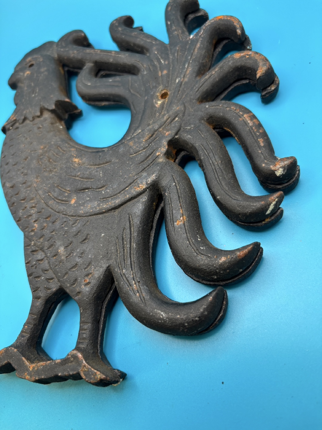 Pair of Vintage Rooster Wall Decor - photo 4