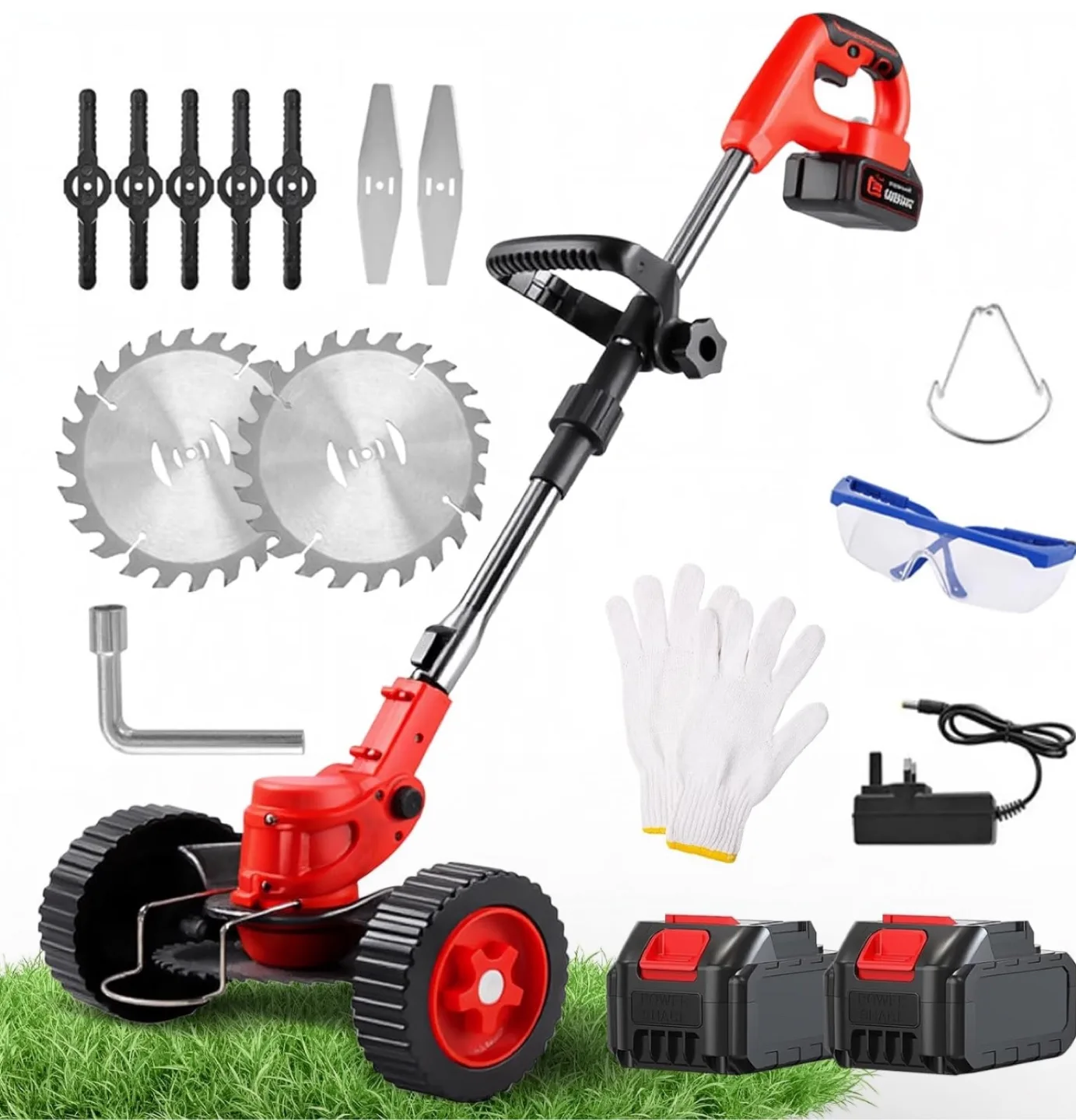 Electric Cordless Weed Wacker, Grass Trimmer & Edger Lawn Tool thumbnail