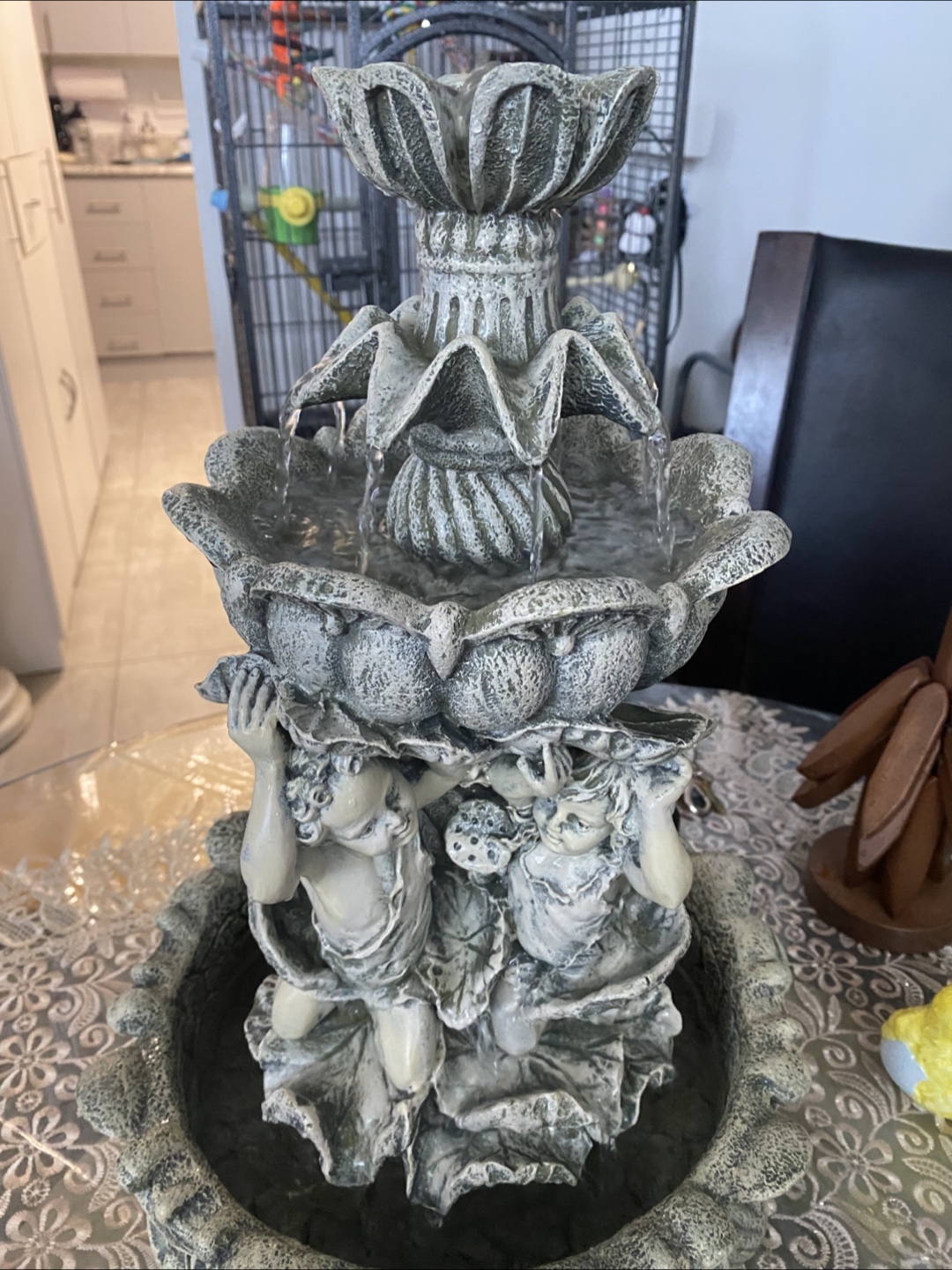 Ornate Tabletop Water Fountain - photo 3