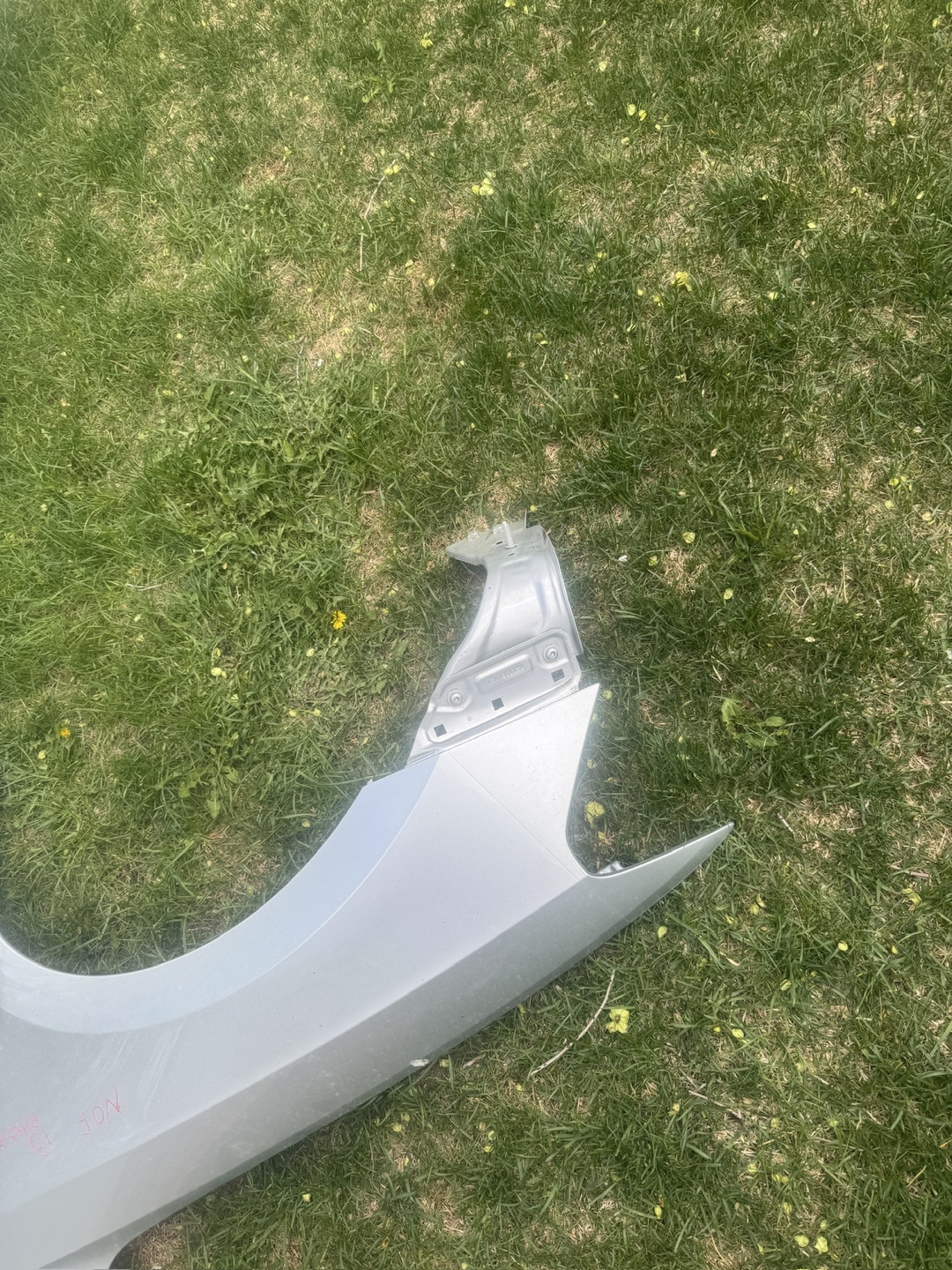 2013 Volkswagen Passat Car Front Fender - Silver - photo 2