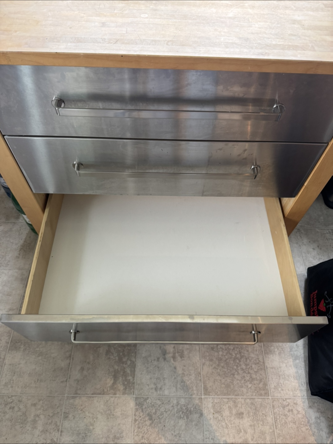 Kitchen Island with Butcher Block Top - photo 2