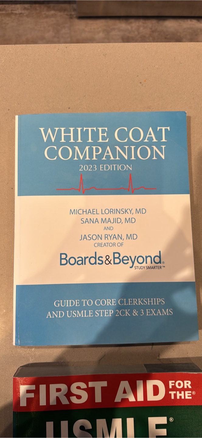 First Aid, White coat companion, Pathoma books - photo 3