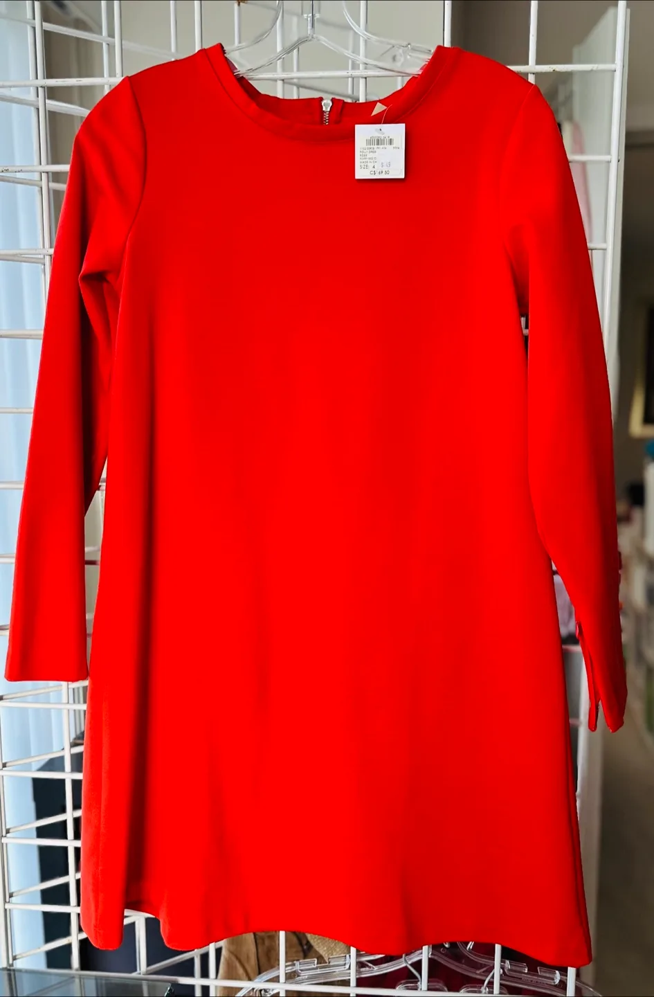 Club Monaco Polly Dress - Size 4 - Orange thumbnail