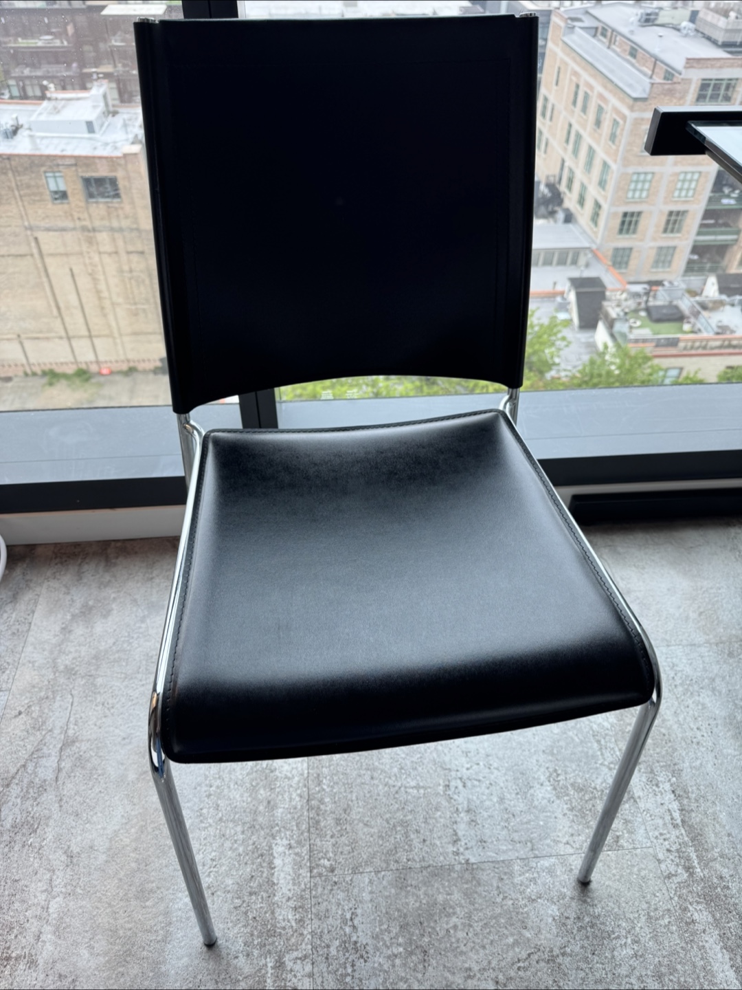 Leather Black Chair - photo 2