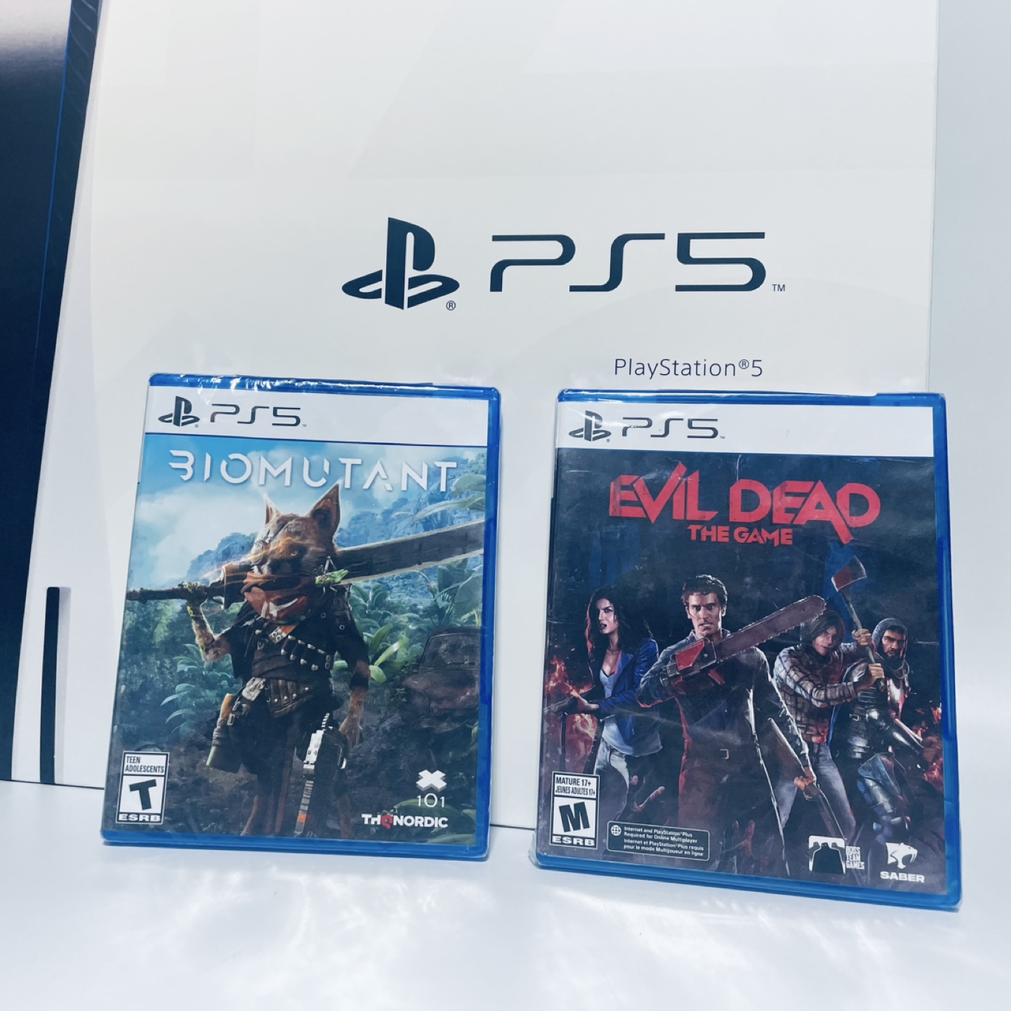 PS5 Console with Biomutant and Evil Dead Game Bundle - photo 2
