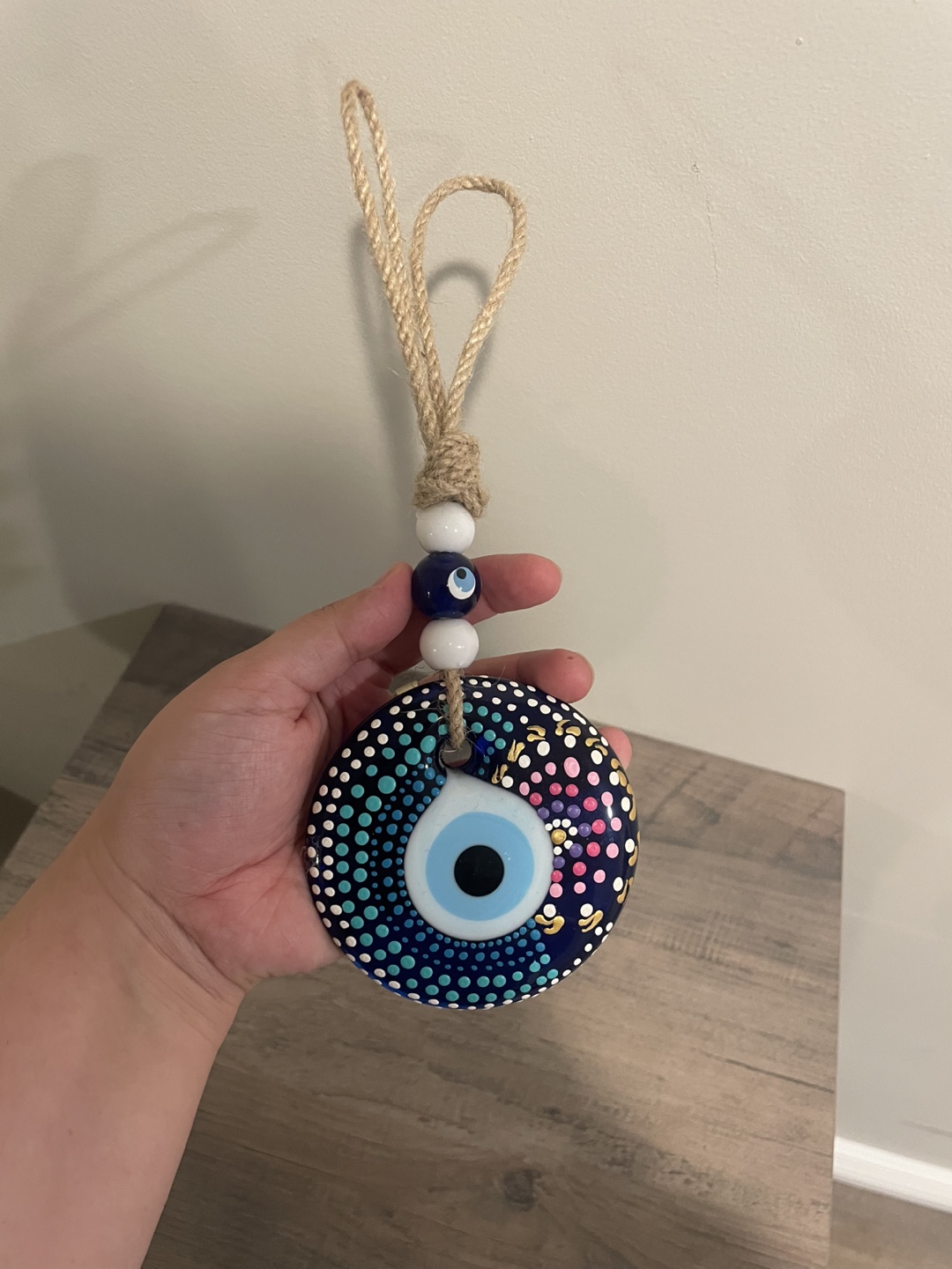 Handmade Evil Eye Wall Hanging