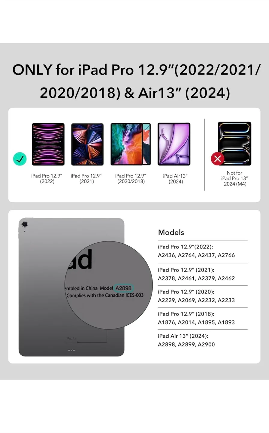 Black keyboard case for iPad image indicator(5)