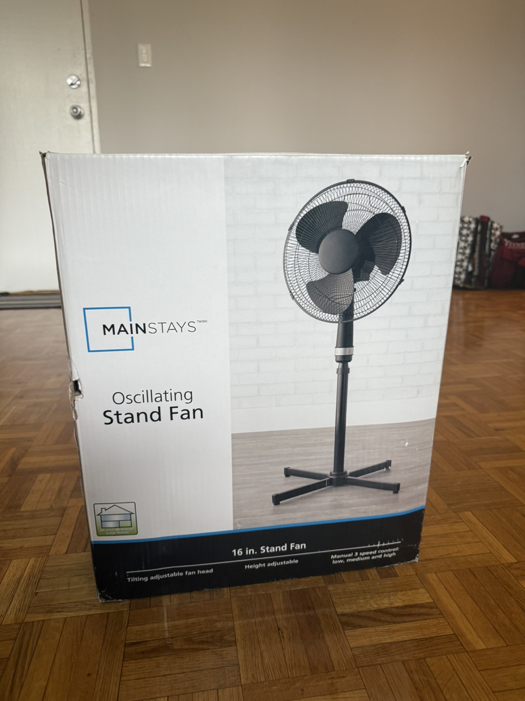 Mainstays 16-inch Oscillating Stand Fan