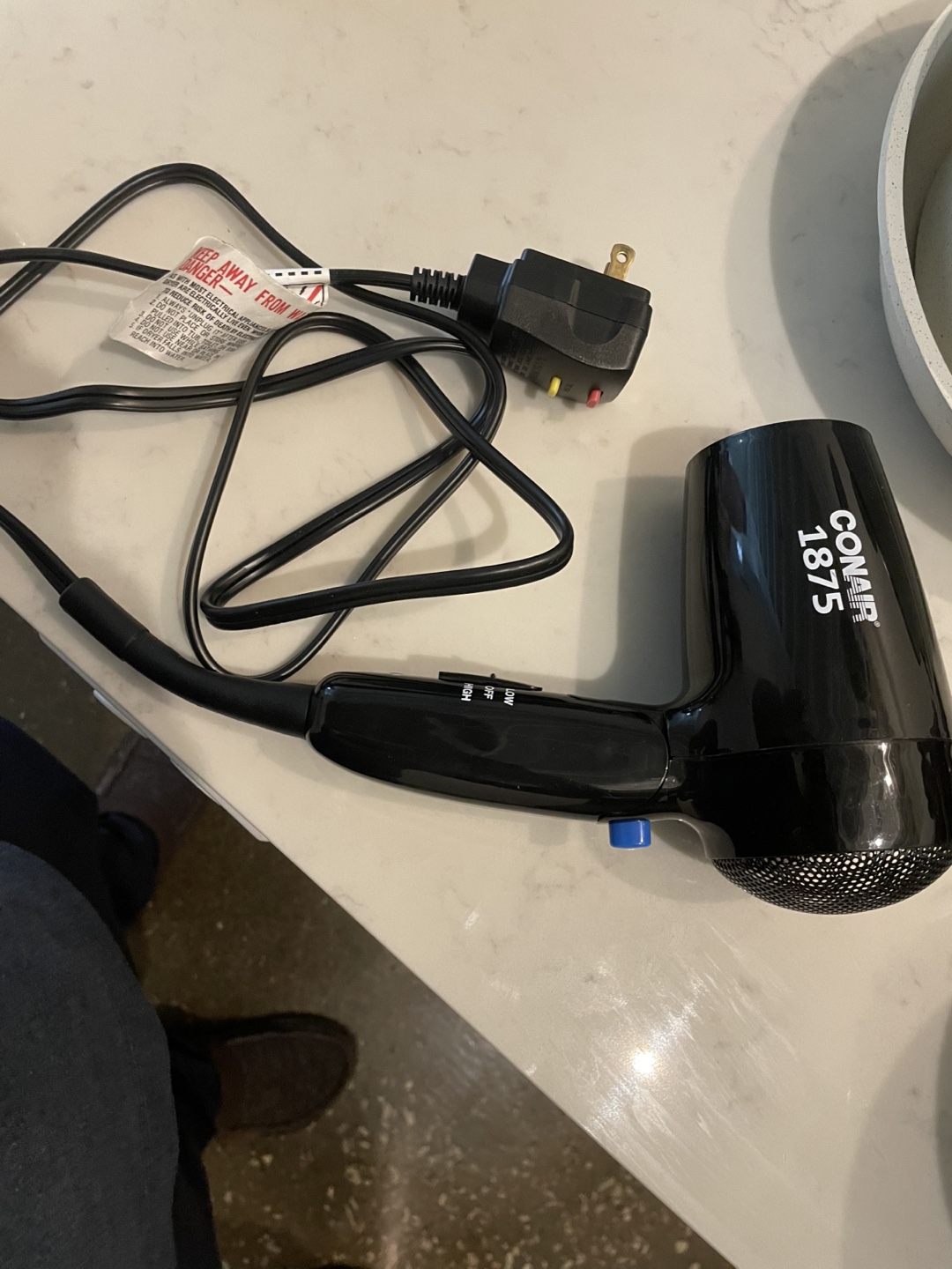 Conair 1875 Travel Hair Dryer - photo 2