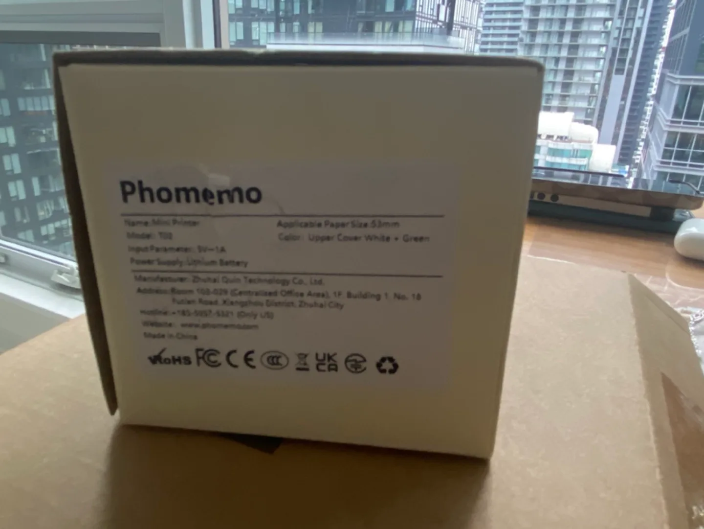 Phomemo Mini Printer - Portable Thermal Label Maker image indicator(2)