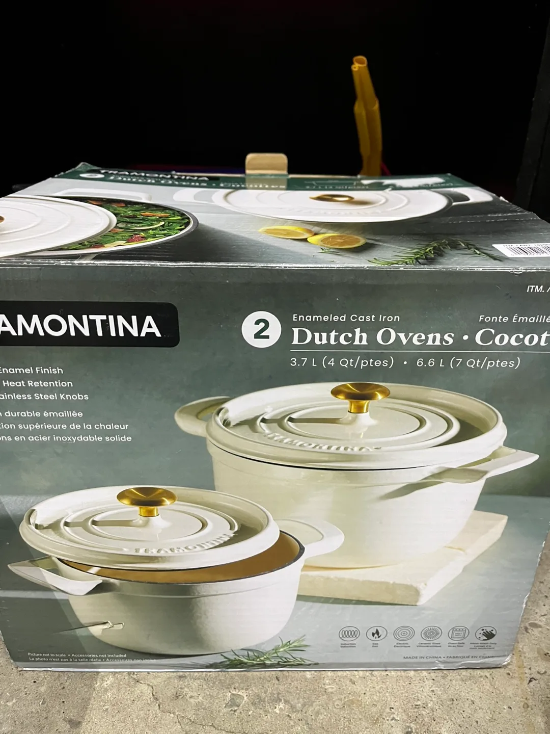 Tramontina Enameled Cast Iron Dutch Oven Set image indicator(3)