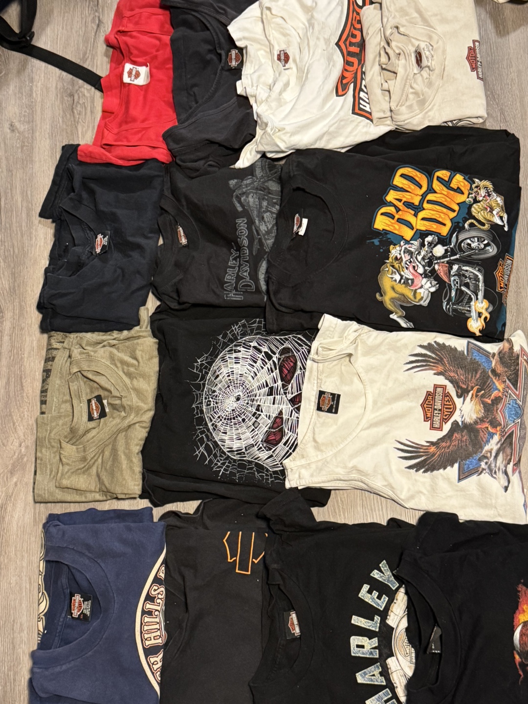 Bulk Lot of Harley-Davidson T-Shirts