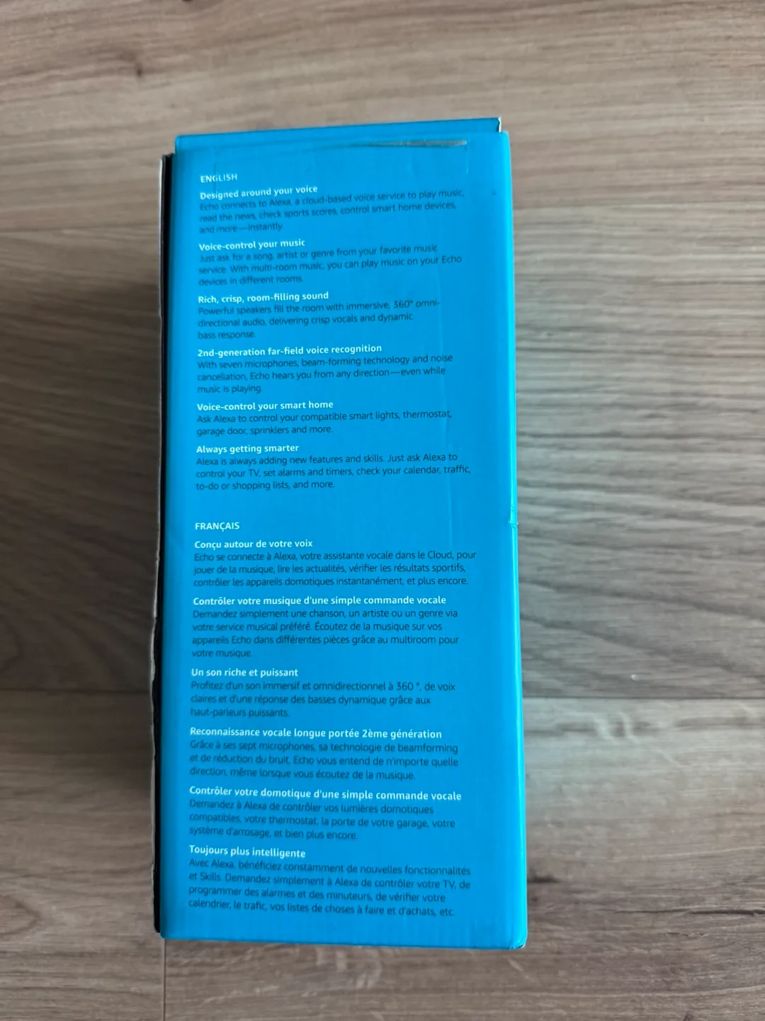 Amazon Echo (2nd Generation) Smart Speaker -  Light Beige image indicator(3)