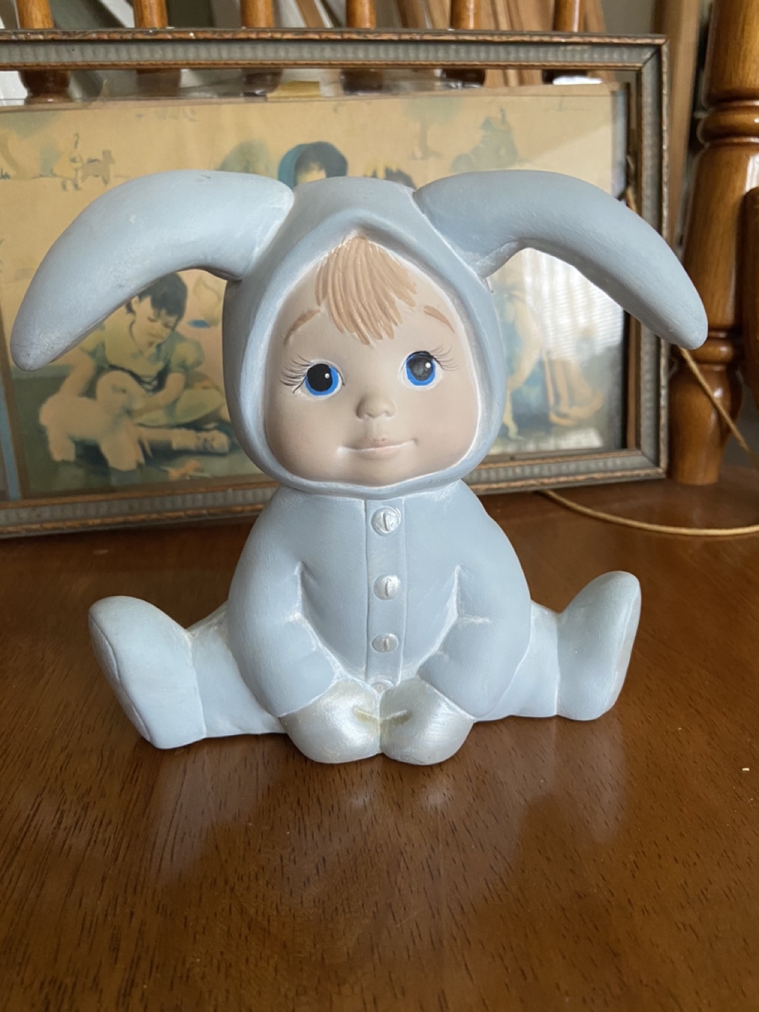 Adorable Baby Bunny child Figurine