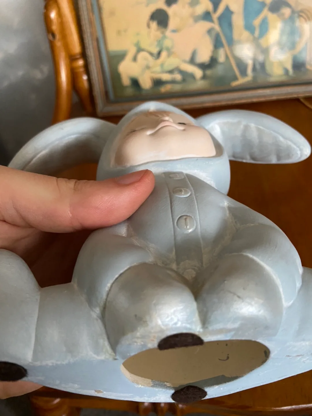 Adorable Baby Bunny child Figurine image indicator(7)