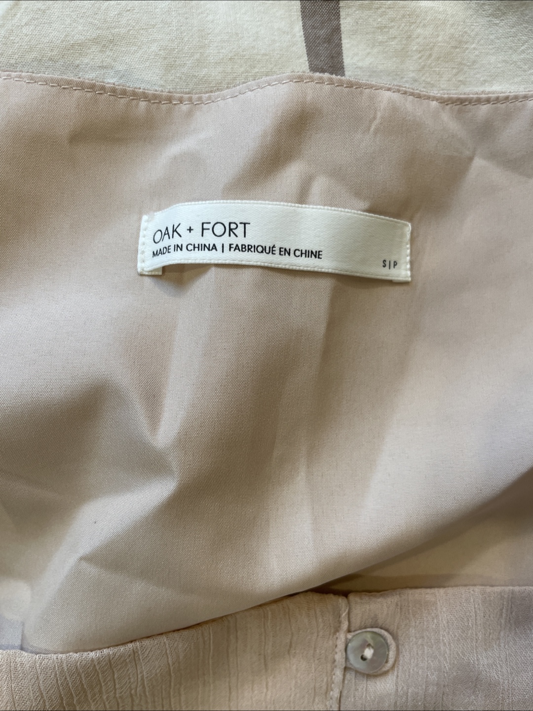 Oak + Fort Button-Up Crop Top - photo 3