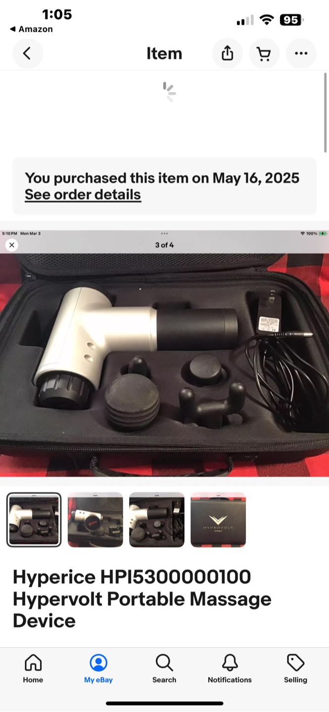 Hypervolt Portable Massage Device - photo 4